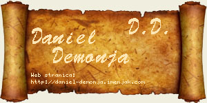 Daniel Demonja vizit kartica